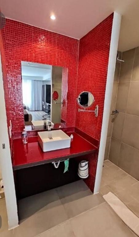 Koupelna v ubytování Stain Loft & Suites