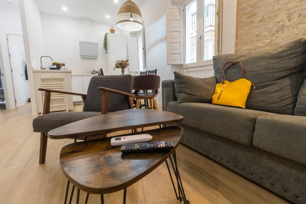 Posezení v ubytování Apartamentos La Cruz Verde