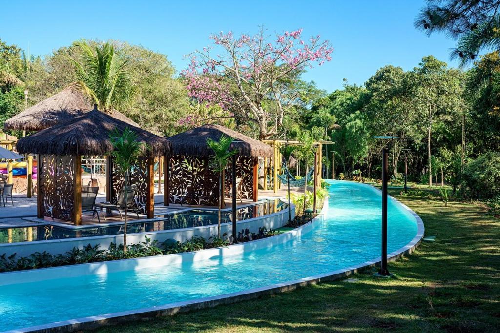 Bazén v ubytování Bourbon Resort Atibaia nebo v jeho okolí