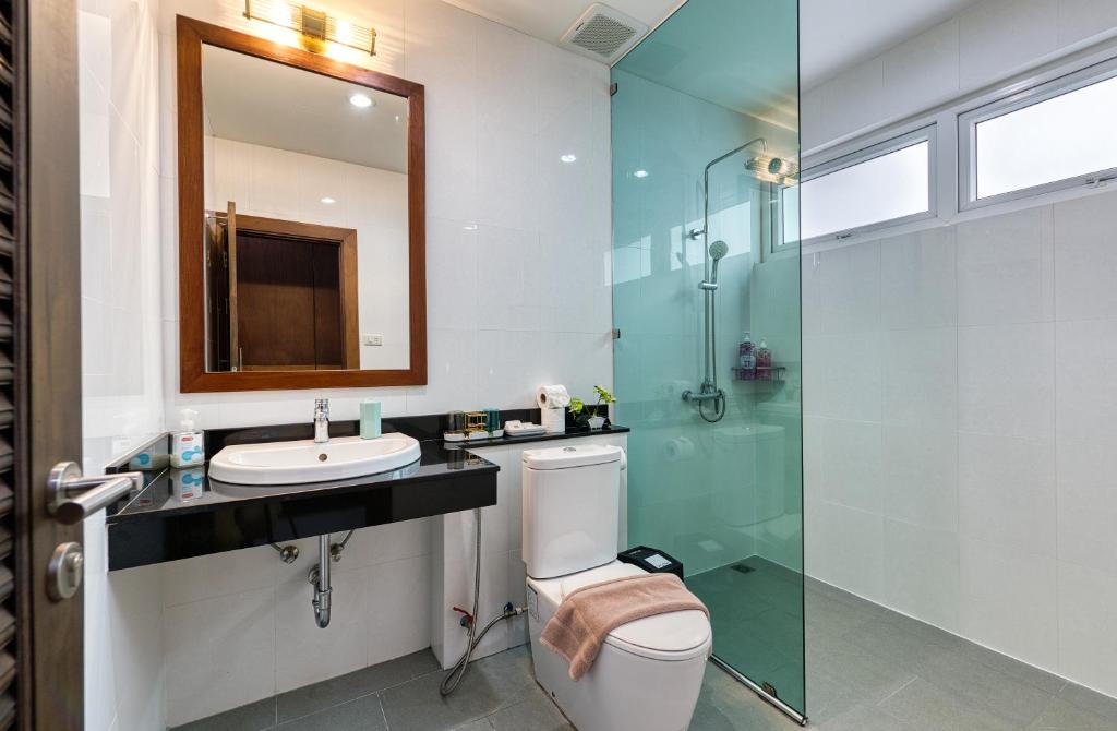 Koupelna v ubytování Surisa Seaview Pool Villas