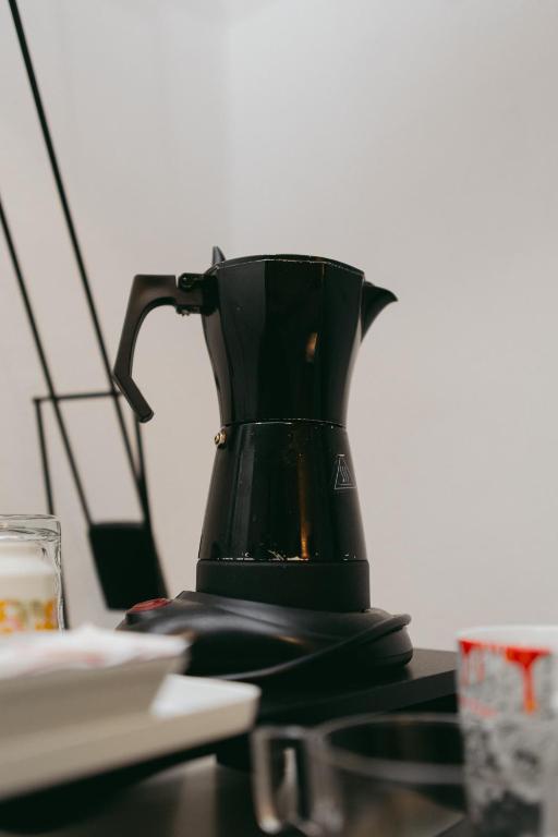 Coffee and tea making facilities at Casa Luba
