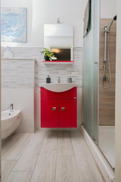 A bathroom at Casa Luba