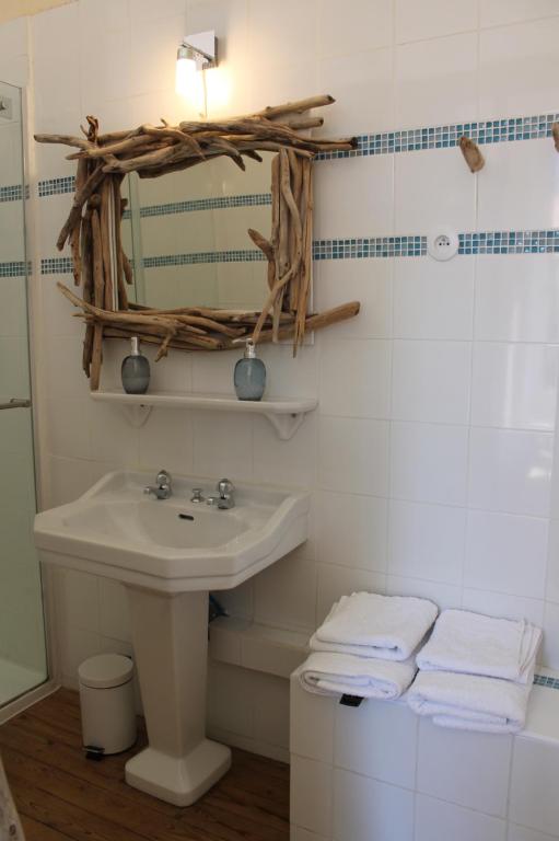 Koupelna v ubytování Les loges de la suite