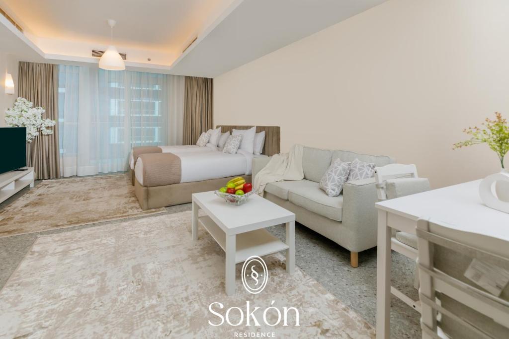 Posezení v ubytování Sokon Residence Nile view at Maadi