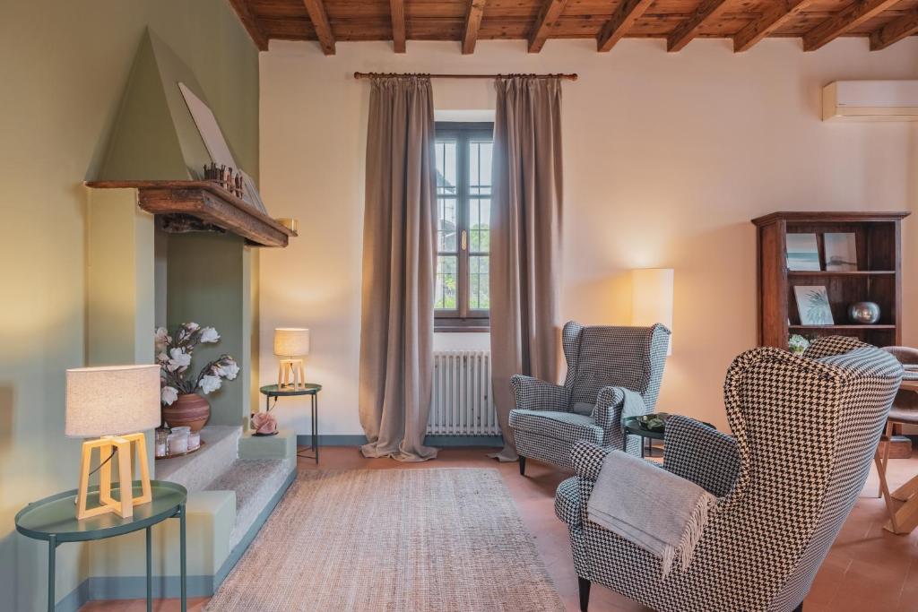 Posezení v ubytování Relais Macconago