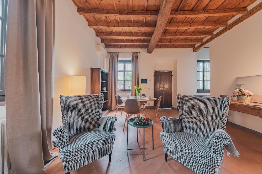 Posezení v ubytování Relais Macconago