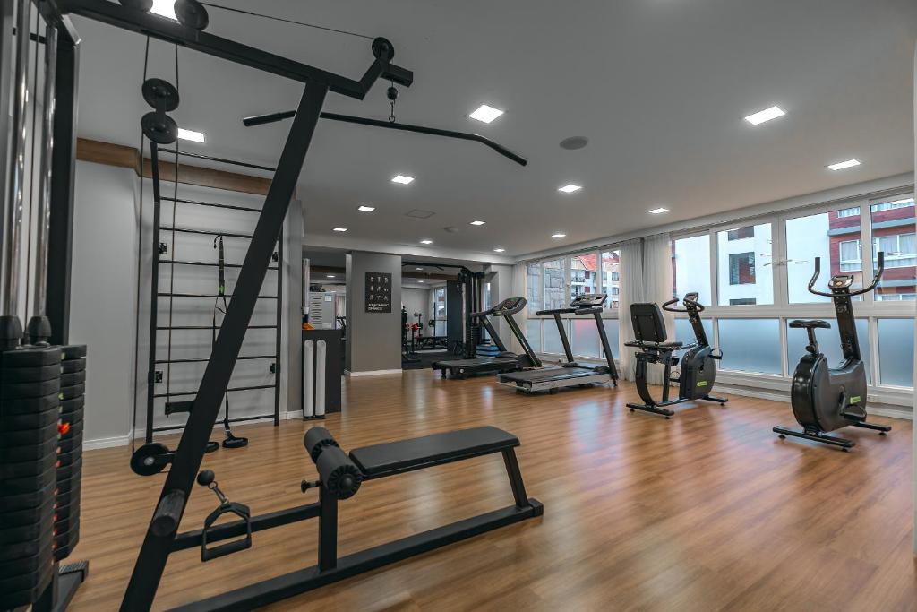 Fitness centrum a/nebo fitness zařízení v ubytování Laghetto Stilo Vita