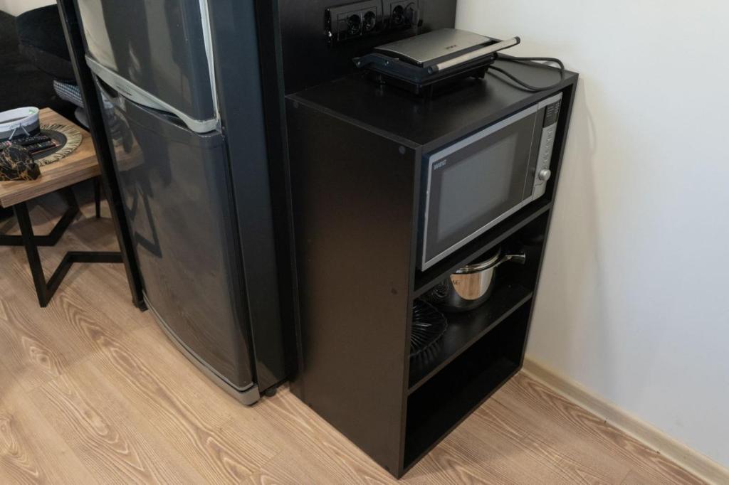 Kuchyň nebo kuchyňský kout v ubytování BANJANSKI RAJ