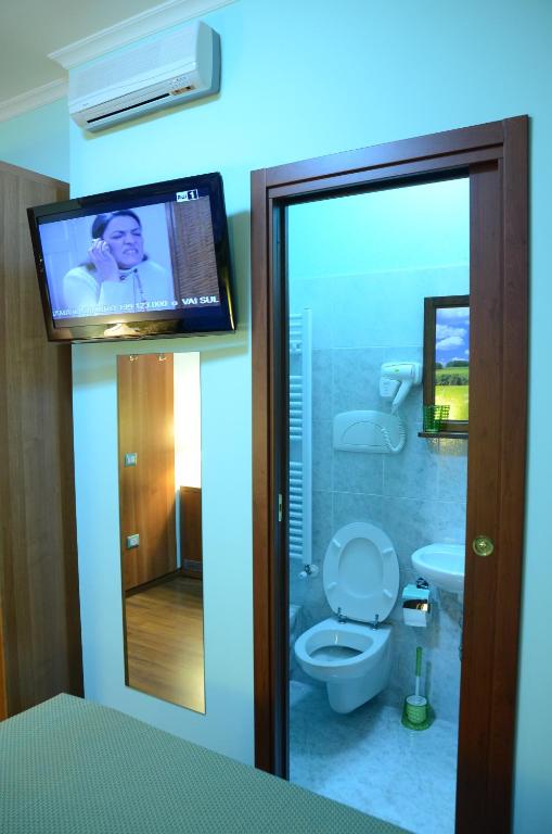 Koupelna v ubytování B&B Le Stagioni