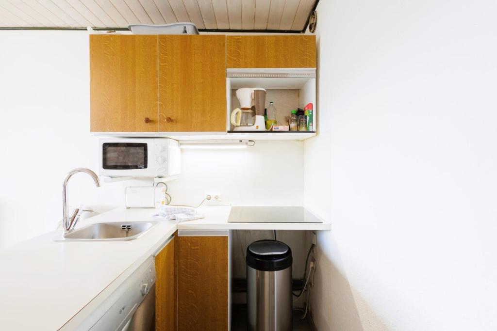 Kuchyň nebo kuchyňský kout v ubytování ANANA Balcon Cerdan