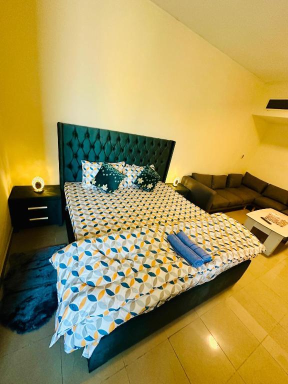 Katil atau katil-katil dalam bilik di Horizon Tower, Ajman