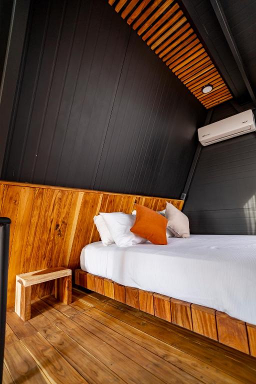Postel nebo postele na pokoji v ubytování Hotel Coyote