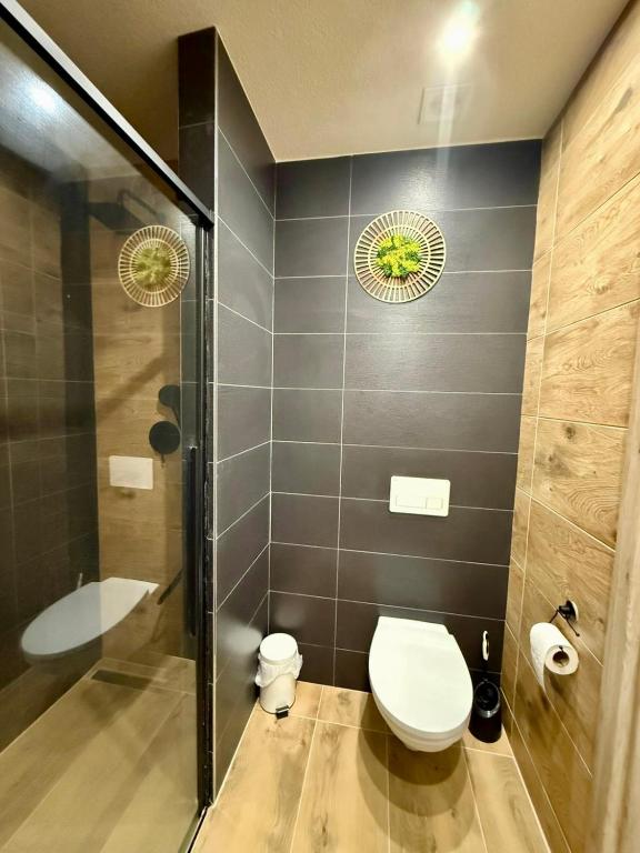 Koupelna v ubytování Apartmány Apollo