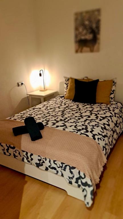 Postel nebo postele na pokoji v ubytování Private Room Heart Eixample