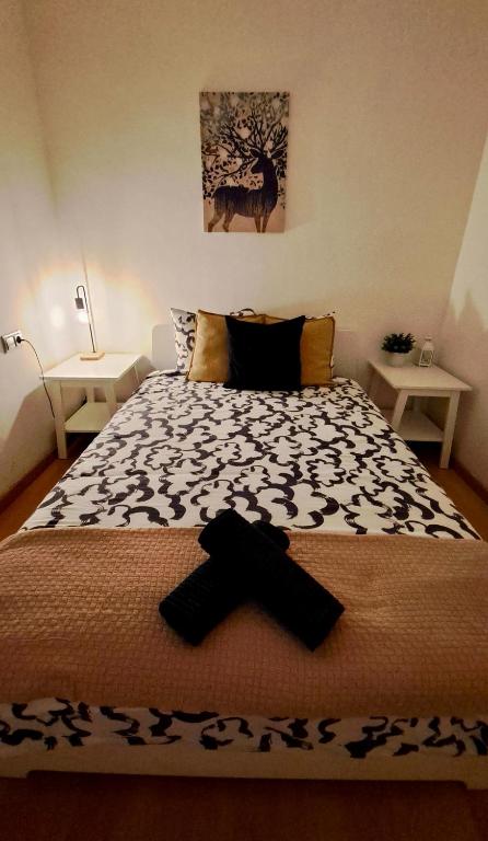 Postel nebo postele na pokoji v ubytování Private Room Heart Eixample