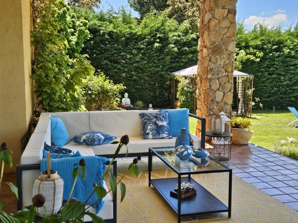 Vonkajšia záhrada v ubytovaní Villa Prana