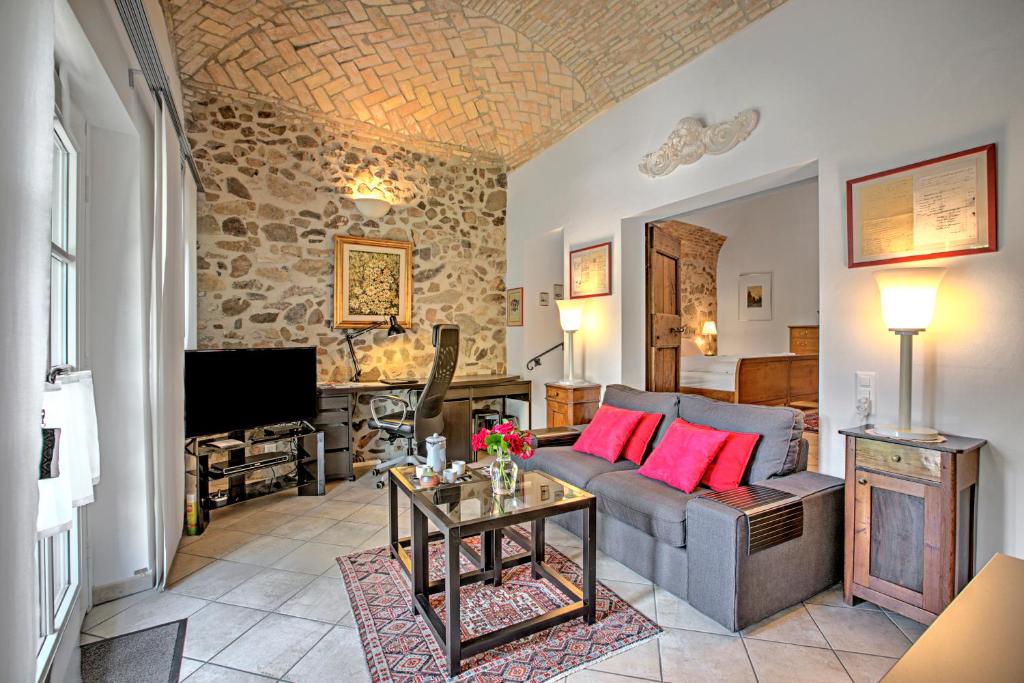 TV a/nebo společenská místnost v ubytování Casa Tamè - Happy Rentals