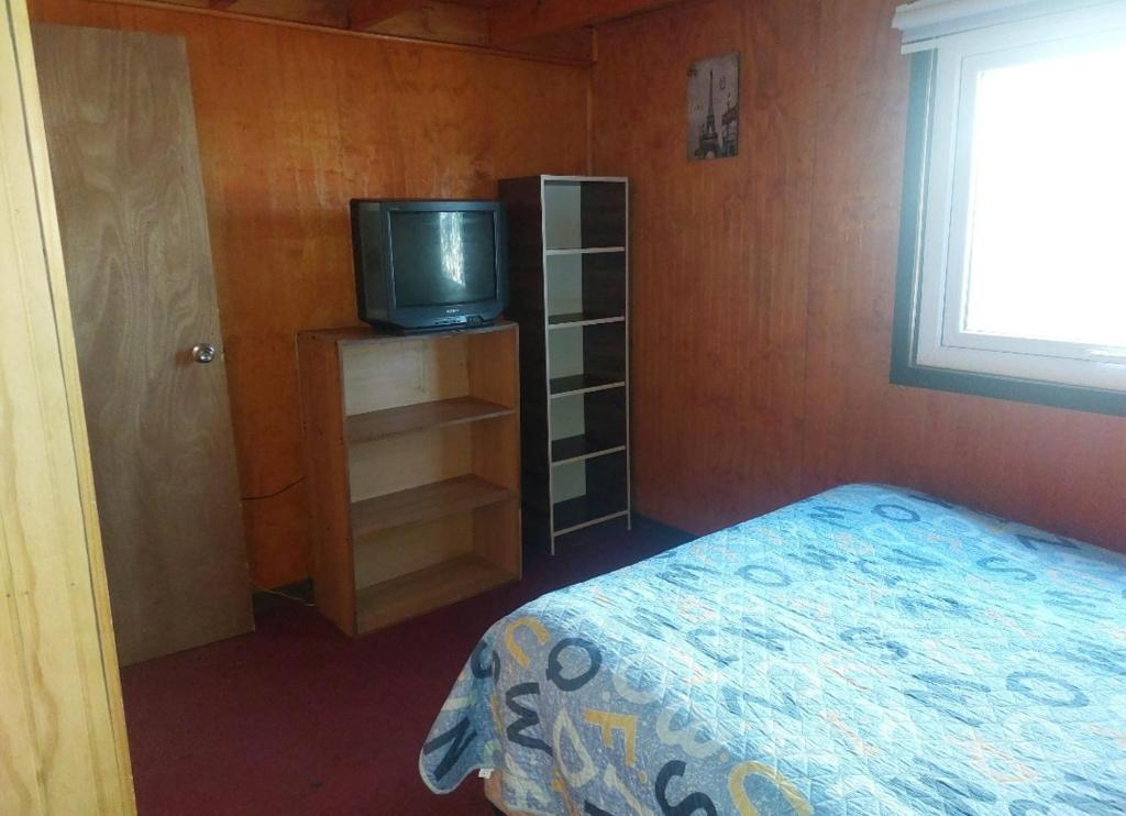 Postel nebo postele na pokoji v ubytování Departamento Interior Fundo el Carmen 1