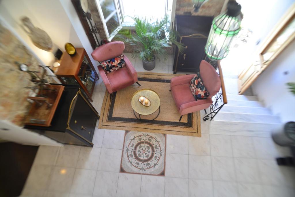 Area soggiorno di Axilleion Boutique Hotel