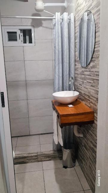 Koupelna v ubytování Alojamiento mei-mei