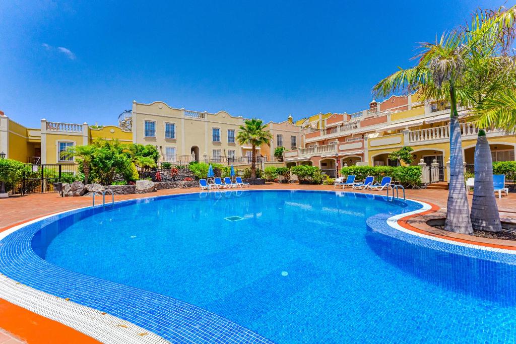 Πισίνα στο ή κοντά στο Duplex Oceanview Heated pool, Palm-Mar
