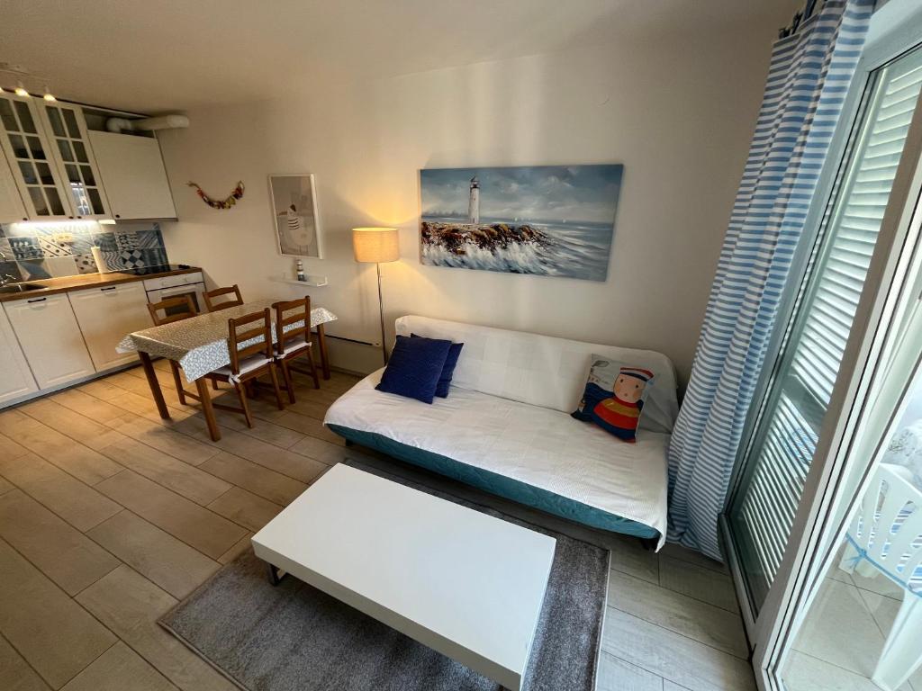 Kuchyň nebo kuchyňský kout v ubytování Apartments Selce