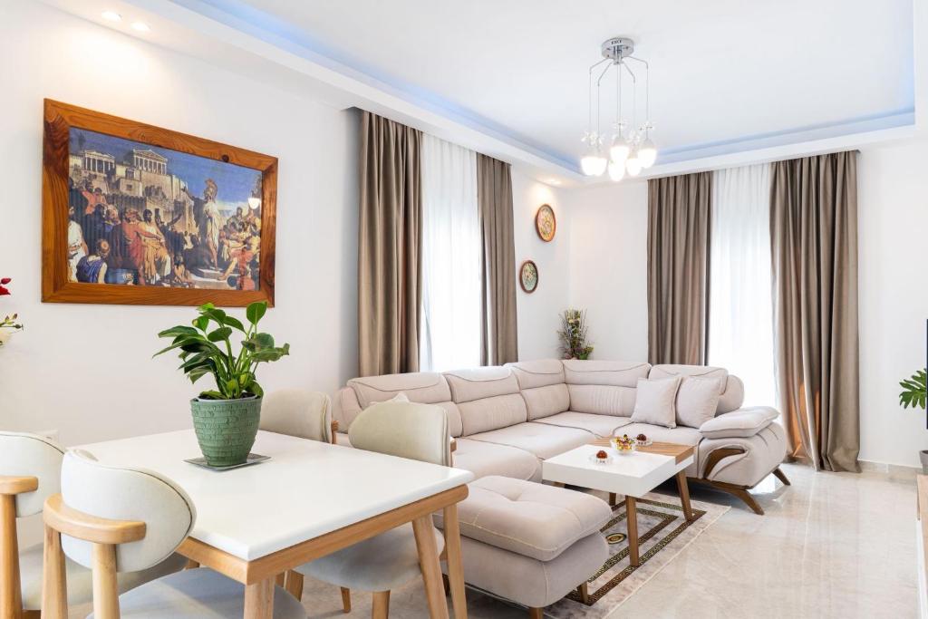 Χώρος καθιστικού στο Newcastle House