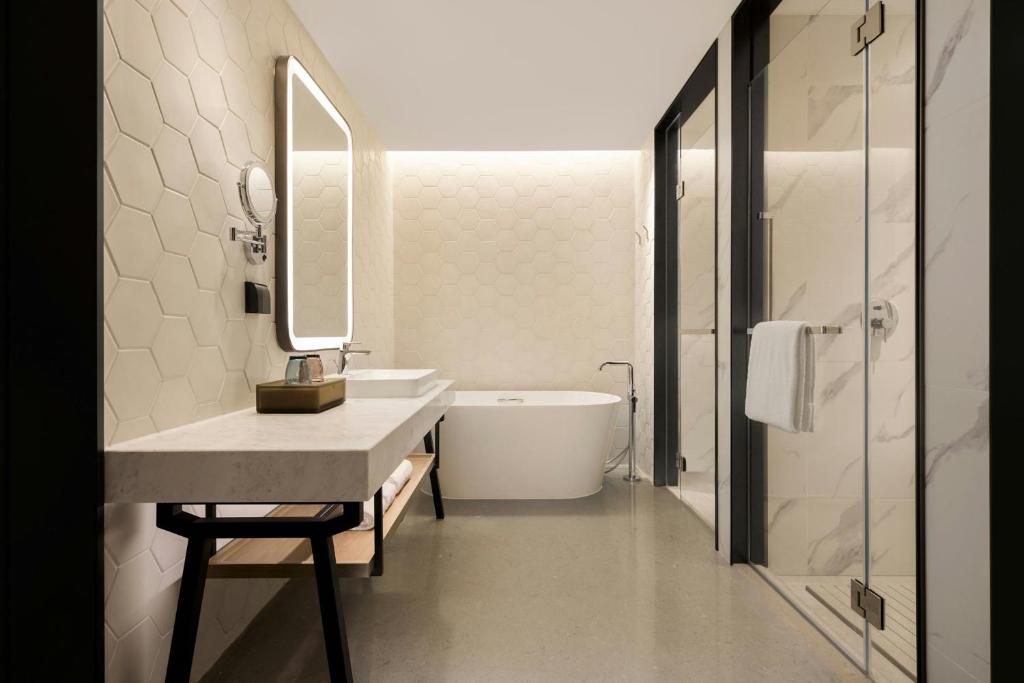 Koupelna v ubytování Sheraton Grand Xiamen Jimei