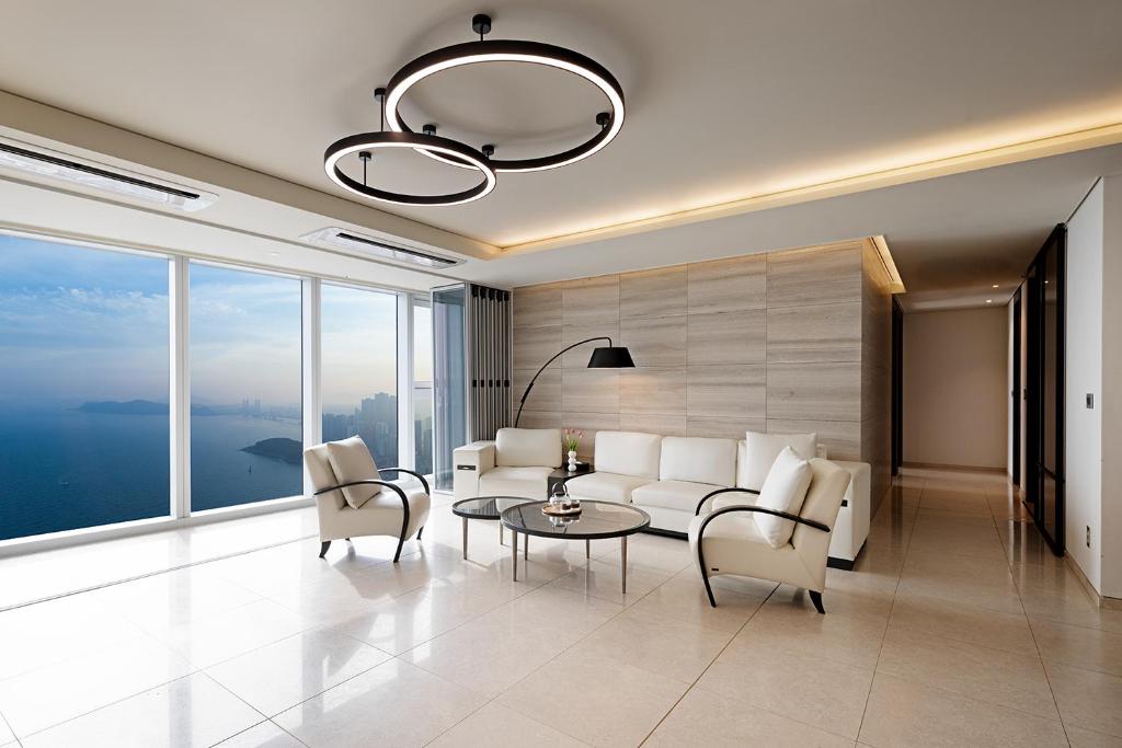 Posezení v ubytování LCT Residence The Vine Haeundae