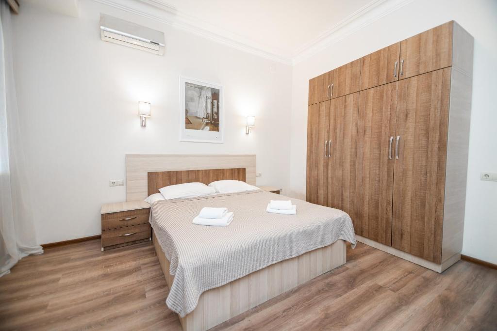 Postel nebo postele na pokoji v ubytování Hotel Mireosi