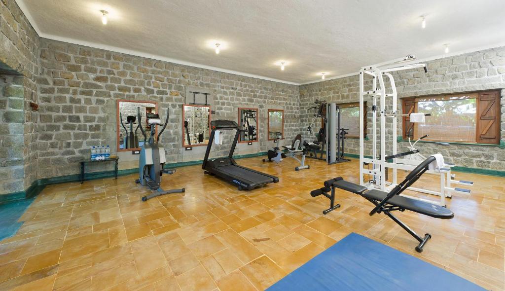 Fitness centrum a/nebo fitness zařízení v ubytování Halez Sparsa Thiruvannamalai