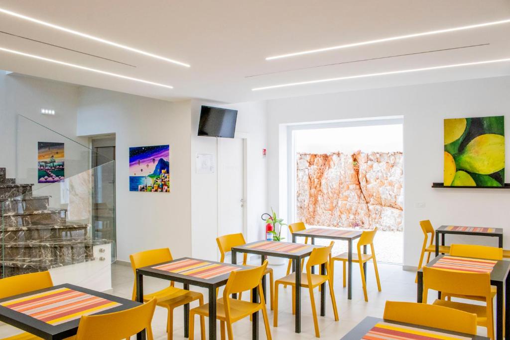 TV a/nebo společenská místnost v ubytování Hotel Arte Mare