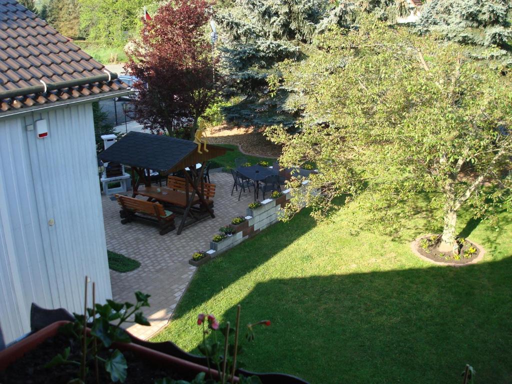 Zahrada ubytování Pension-Eula