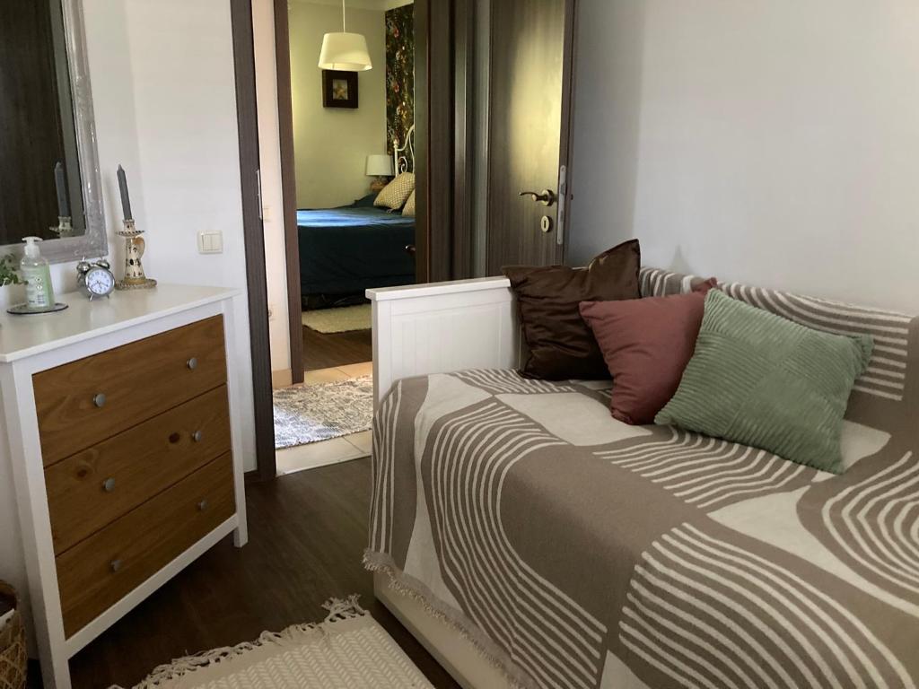 Ένα ή περισσότερα κρεβάτια σε δωμάτιο στο Wéber Villa