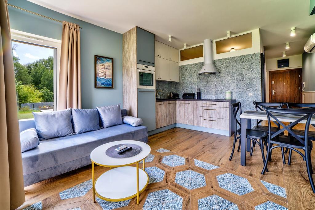 Kuchyň nebo kuchyňský kout v ubytování Nautica Resort