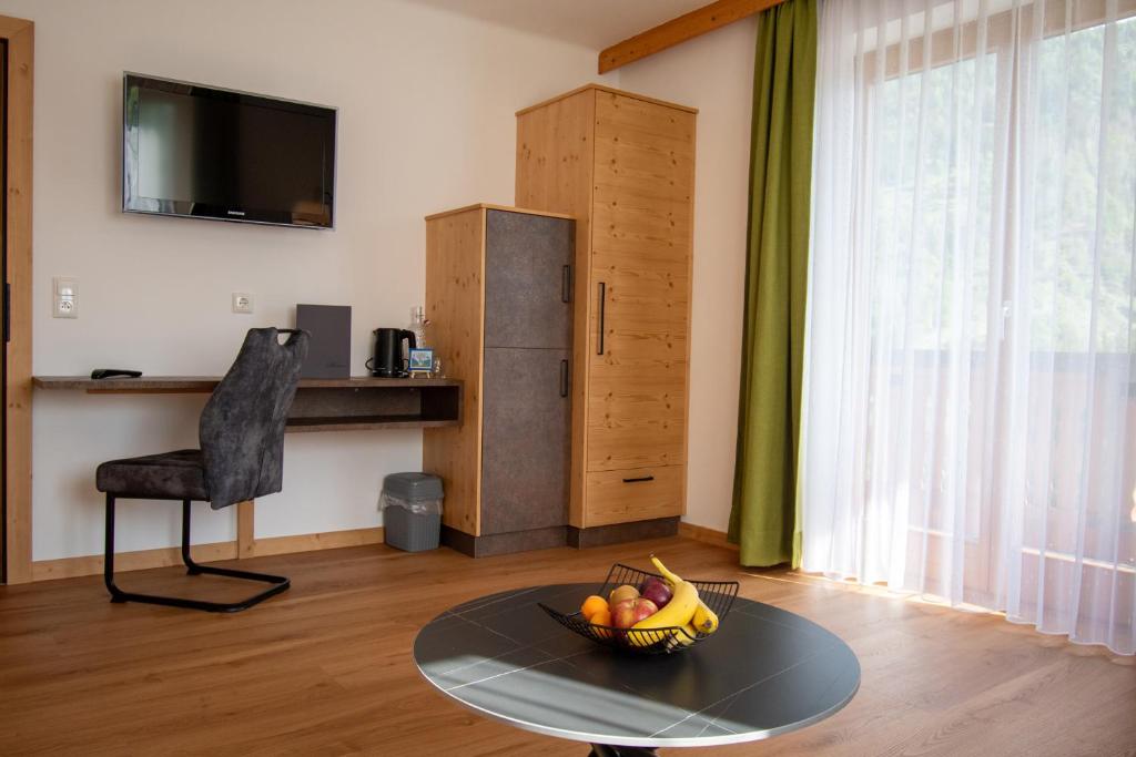 Kuchyň nebo kuchyňský kout v ubytování Gasthof-Pension Waldfriede