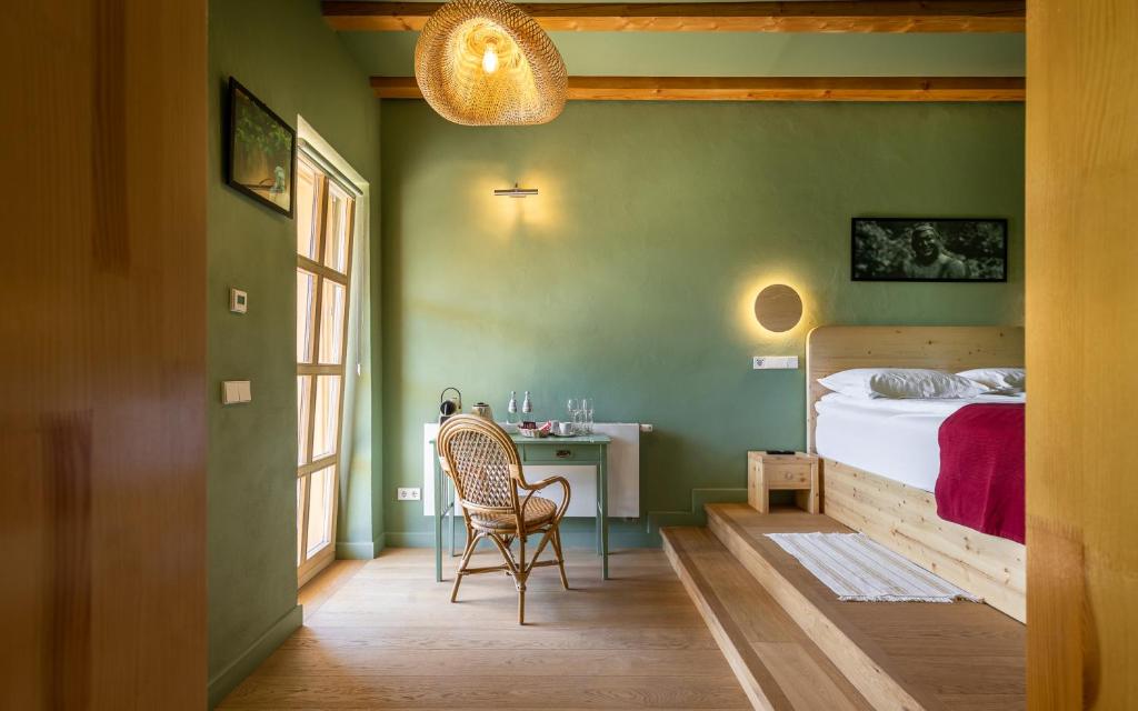 Postel nebo postele na pokoji v ubytování Valea Verde Retreat Transilvania