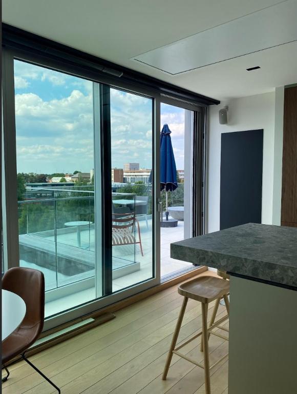 Balkón nebo terasa v ubytování Business Accommodation Luxury Loft
