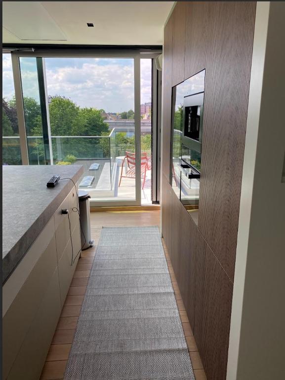 TV a/nebo společenská místnost v ubytování Business Accommodation Luxury Loft