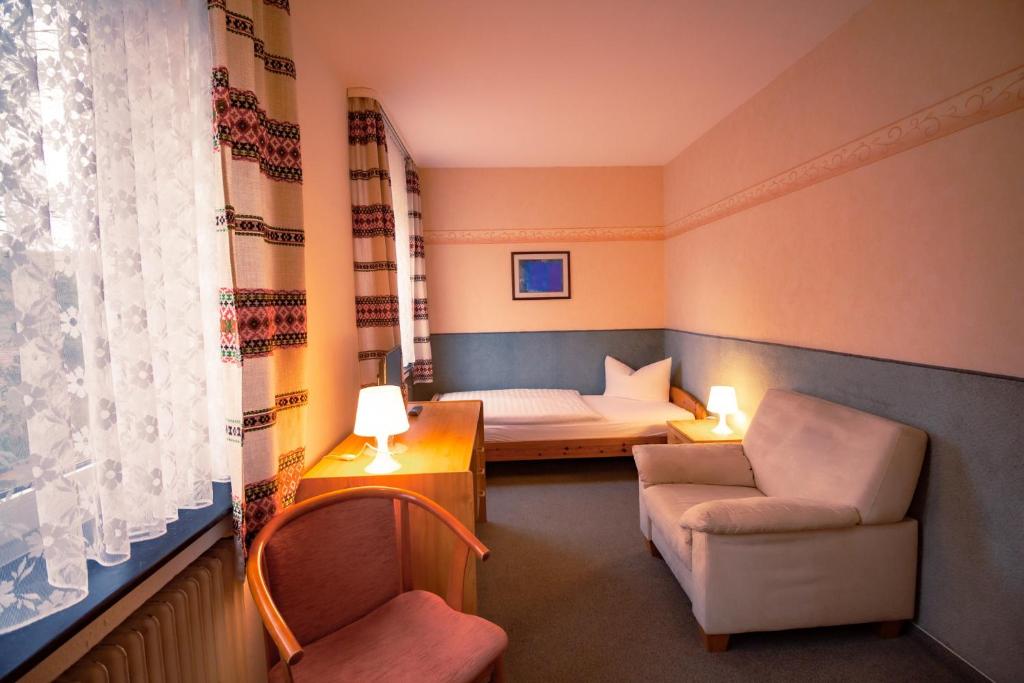 Posezení v ubytování Hotel-Pension Ursula