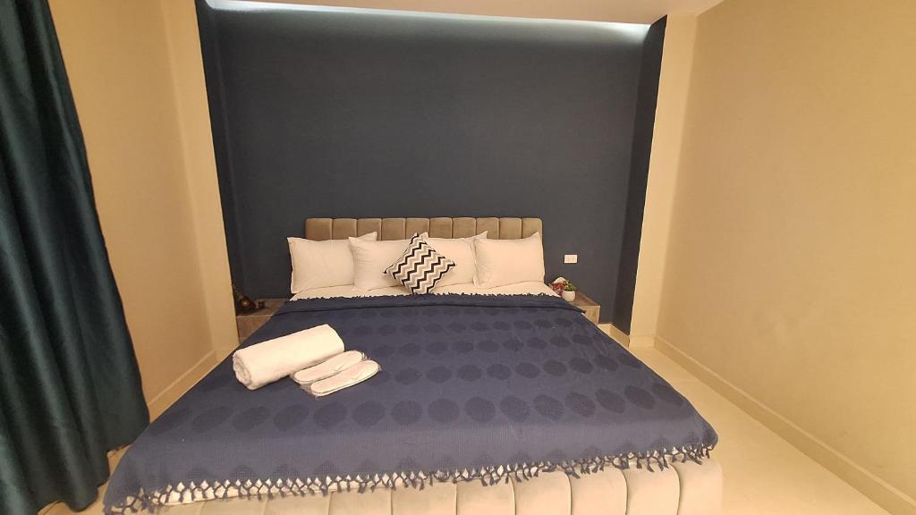 Postel nebo postele na pokoji v ubytování Cairo Downtown Apartments