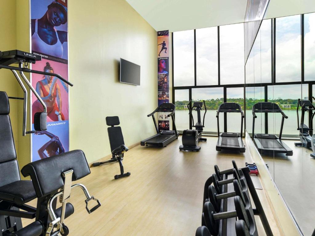 Fitness centrum a/nebo fitness zařízení v ubytování Pullman Abidjan