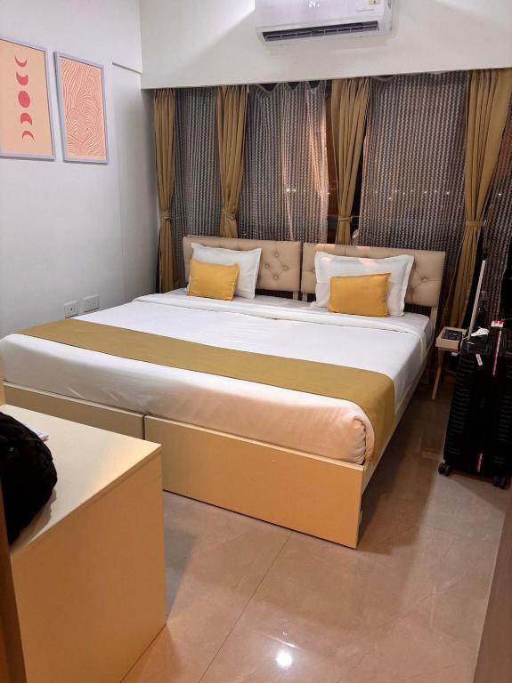 Postel nebo postele na pokoji v ubytování Hotel Hight le mount
