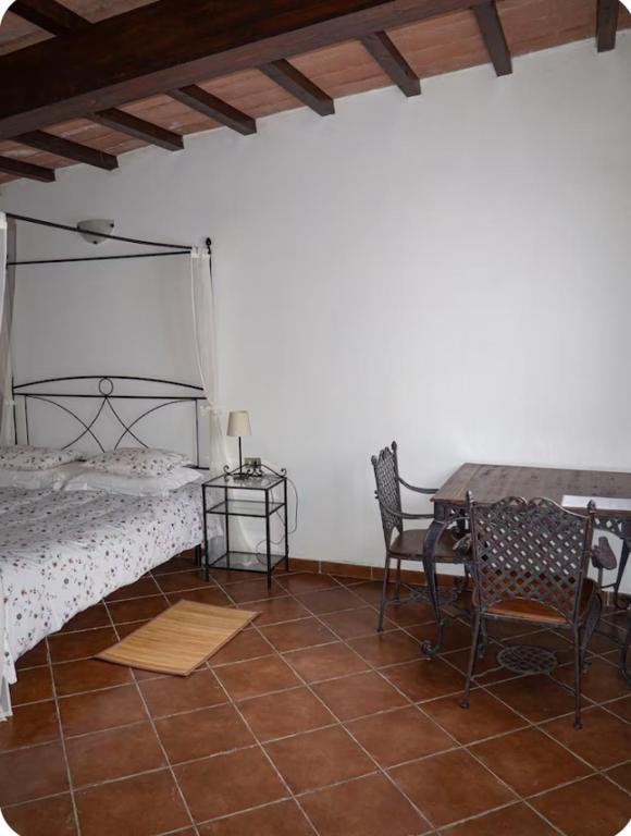 Postel nebo postele na pokoji v ubytování Agriturismo Podere Forano