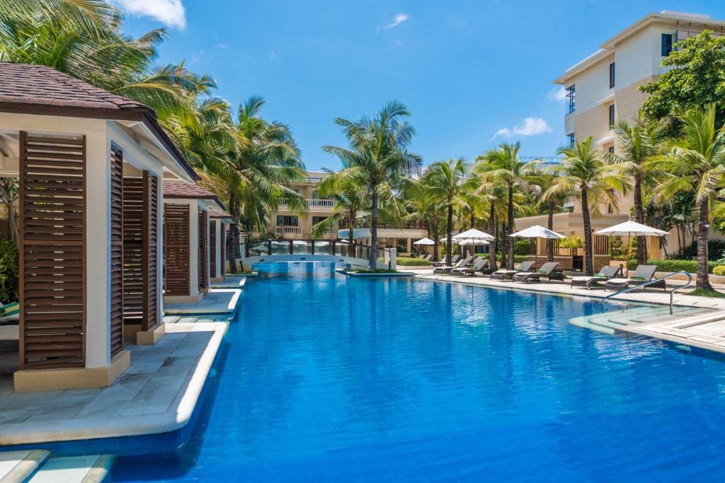 Bazén v ubytování Henann Garden Resort nebo v jeho okolí