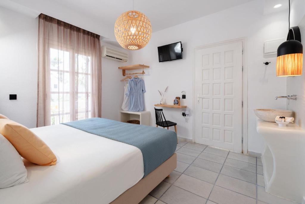 Posteľ alebo postele v izbe v ubytovaní Sea View Apartments & Studios