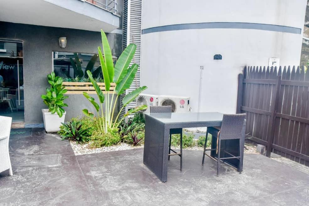 Patio nebo venkovní prostory v ubytování Dview Hotel