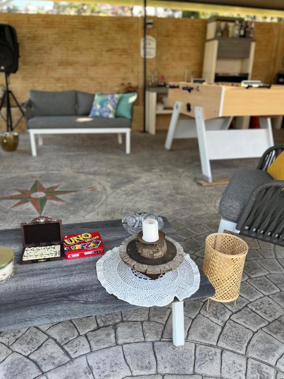Posezení v ubytování Casa kintsugi