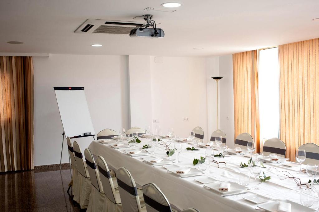 The business area and/or conference room at Hotel Insula Barataria