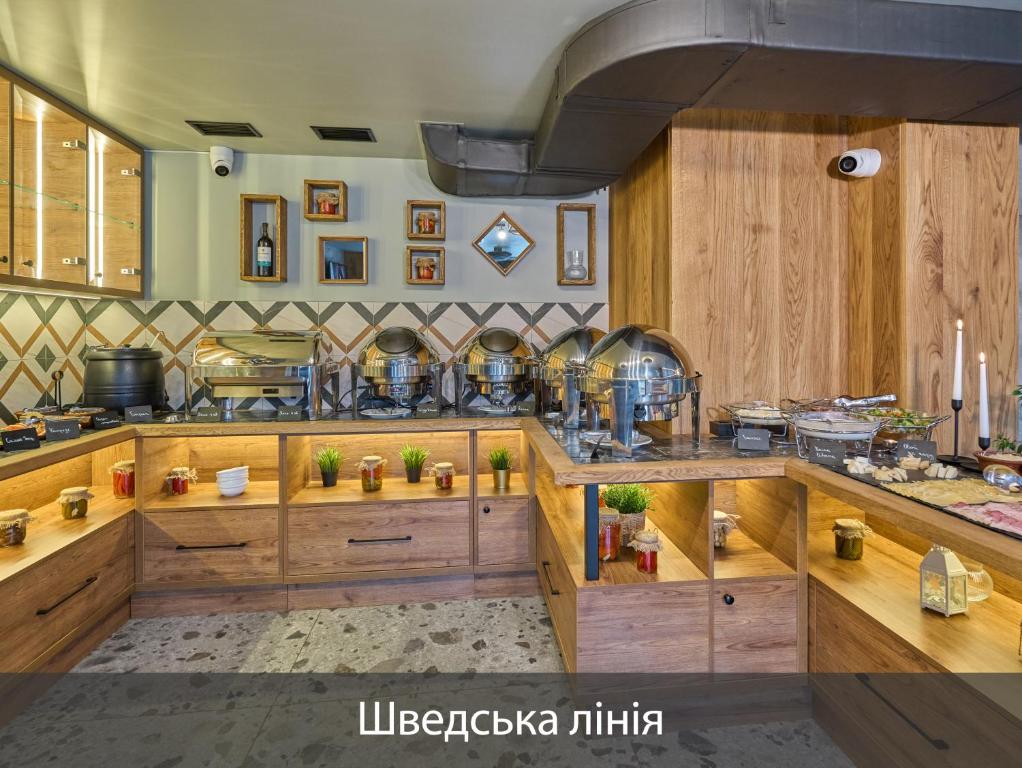 Kuchyň nebo kuchyňský kout v ubytování Chalet Fomich
